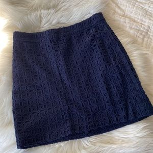 J.  C r e w • Eyelet skirt